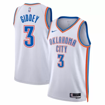 Oklahoma City Thunder Josh Giddey #3 2022/23 Swingman Jersey White for men - Association Edition - uafactory