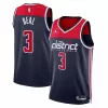 Washington Wizards Bradley Beal #3 2022/23 Swingman Jersey Navy for men - Statement Edition - uafactory