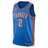 Oklahoma City Thunder Shai Gilgeous-Alexander #2 2022/23 Swingman Jersey Blue for men - Association Edition - uafactory