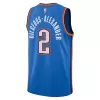 Oklahoma City Thunder Shai Gilgeous-Alexander #2 2022/23 Swingman Jersey Blue for men - Association Edition - uafactory