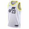 Utah Jazz Lauri Markkanen #23 2022/23 Swingman Jersey White for men - Association Edition - uafactory