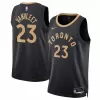 Toronto Raptors Fred VanVleet #23 2022/23 Swingman Jersey Black for men - City Edition - uafactory