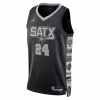 San Antonio Spurs Devin Vassell #24 2022/23 Swingman Jersey Black for men - Statement Edition - uafactory