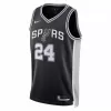 San Antonio Spurs Devin Vassell #24 2022/23 Swingman Jersey Black for men - Association Edition - uafactory