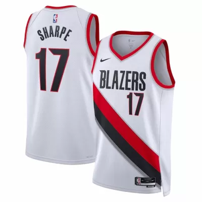 Portland Trail Blazers Shaedon Sharpe #17 2022/23 Swingman Jersey White for men - Association Edition - uafactory