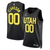 Utah Jazz Jordan Clarkson #00 2022/23 Swingman Jersey Black for men - Statement Edition - uafactory