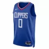 Los Angeles Clippers Russell Westbrook #0 2022/23 Swingman Jersey Royal for men - Association Edition - uafactory