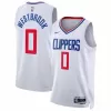 Los Angeles Clippers Russell Westbrook #0 2022/23 Swingman Jersey White for men - Association Edition - uafactory