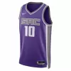 Sacramento Kings Domantas Sabonis #10 2022/23 Swingman Jersey Purple for men - Association Edition - uafactory