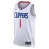 Los Angeles Clippers Reggie Jackson #1 2022/23 Swingman Jersey White for men - Association Edition - uafactory