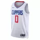 Los Angeles Clippers Russell Westbrook #0 2022/23 Swingman Jersey White for men - Association Edition - uafactory