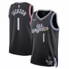 Los Angeles Clippers Reggie Jackson #1 2022/23 Swingman Jersey Black for men - City Edition - uafactory