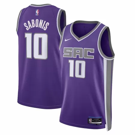 Sacramento Kings Domantas Sabonis #10 2022/23 Swingman Jersey Purple for men - Association Edition - uafactory