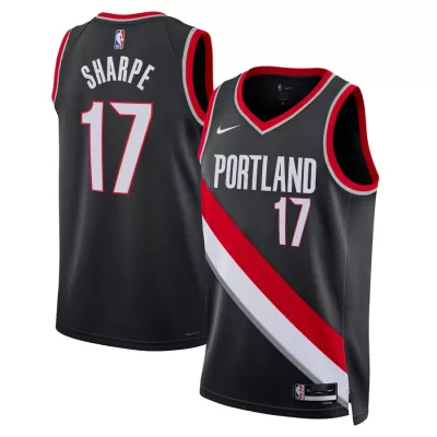 Portland Trail Blazers Shaedon Sharpe #17 2022/23 Swingman Jersey Black for men - Association Edition - uafactory