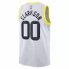 Utah Jazz Jordan Clarkson #00 2022/23 Swingman Jersey White for men - Association Edition - uafactory