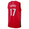 Portland Trail Blazers Shaedon Sharpe #17 2022/23 Swingman Jersey Red for men - Statement Edition - uafactory