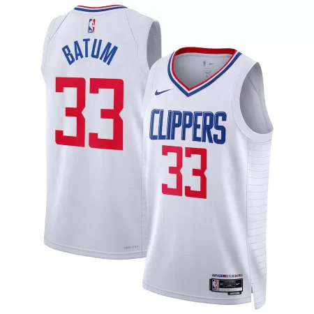 Los Angeles Clippers Nicolas Batum #33 2022/23 Swingman Jersey White for men - Association Edition - uafactory