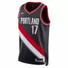 Portland Trail Blazers Shaedon Sharpe #17 2022/23 Swingman Jersey Black for men - Association Edition - uafactory