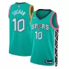 San Antonio Spurs Jeremy Sochan #10 2022/23 Swingman Jersey Green for men - City Edition - uafactory