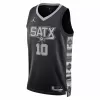 San Antonio Spurs Jeremy Sochan #10 2022/23 Swingman Jersey Black for men - Statement Edition - uafactory