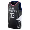 Los Angeles Clippers Nicolas Batum #33 2022/23 Swingman Jersey Black for men - Statement Edition - uafactory