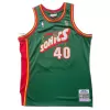 Men's Seattle SuperSonics Shawn Kemp #40 Green Retro Jersey 1995/96 - uafactory