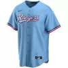 Men Texas Rangers Light Blue Alternate MLB Jersey - uafactory