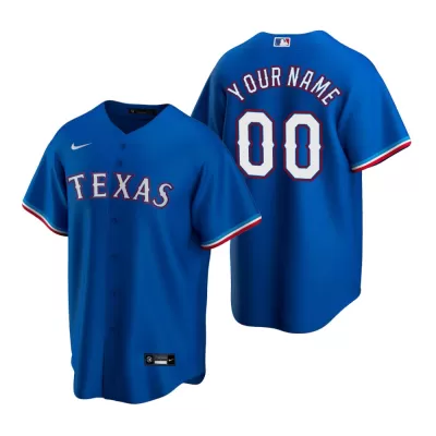 Men Texas Rangers Royal Alternate MLB Jersey - uafactory