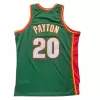 Men's Seattle SuperSonics Gary Payton #20 Green Retro Jersey 1995/96 - uafactory