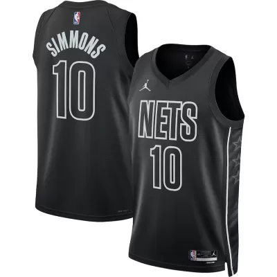 Brooklyn Nets Ben Simmons #10 2022/23 Swingman Jersey Black for men - uafactory