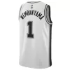 San Antonio Spurs Victor Wembanyama #1 2022/23 Swingman Jersey White for men - uafactory