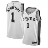 San Antonio Spurs Victor Wembanyama #1 2022/23 Swingman Jersey White for men - uafactory