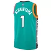 San Antonio Spurs Victor Wembanyama #1 2022/23 Swingman Jersey Green for men - uafactory