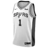 San Antonio Spurs Victor Wembanyama #1 2022/23 Swingman Jersey White for men - uafactory