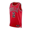 Chicago Bulls Lonzo Ball #2 2022/23 Swingman Jersey Red for men - Association Edition - uafactory