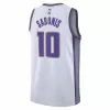 Sacramento Kings Domantas Sabonis #10 2022/23 Swingman Jersey White for men - Association Edition - uafactory