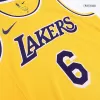 Los Angeles Lakers LeBron James #6 2022/23 Swingman Jersey Gold for men - Association Edition - uafactory