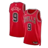 Chicago Bulls Nikola Vucevic #9 2022/23 Swingman Jersey Red for men - Association Edition - uafactory