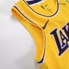 Los Angeles Lakers LeBron James #6 2022/23 Swingman Jersey Gold for men - Association Edition - uafactory