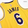 Los Angeles Lakers LeBron James #6 2022/23 Swingman Jersey Gold for men - Association Edition - uafactory