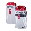 Washington Wizards Kristaps Porzingis #6 2022/23 Swingman Jersey White for men - Association Edition - uafactory