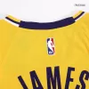 Los Angeles Lakers LeBron James #6 2022/23 Swingman Jersey Gold for men - Association Edition - uafactory