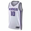 Sacramento Kings Domantas Sabonis #10 2022/23 Swingman Jersey White for men - Association Edition - uafactory