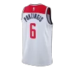 Washington Wizards Kristaps Porzingis #6 2022/23 Swingman Jersey White for men - Association Edition - uafactory