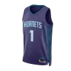 Charlotte Hornets LaMelo Ball #1 2022/23 Swingman Jersey Purple for men - Statement Edition - uafactory