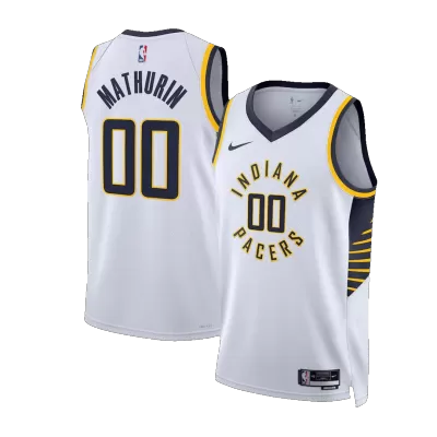 Indiana Pacers Bennedict Mathurin #00 2022/23 Swingman Jersey White for men - Association Edition - uafactory