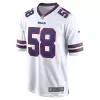 Men Buffalo Bills Matt Milano #58 White Game Jersey - uafactory