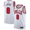 Chicago Bulls Zach LaVine #8 2022/23 Swingman Jersey White for men - Association Edition - uafactory