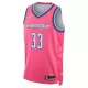 Washington Wizards Kyle Kuzma #33 2022/23 Swingman Jersey Pink for men - City Edition - uafactory