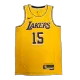Youth Los Angeles Lakers Austin Reaves #15 Yellow Swingman Jersey 2022/23 - Association Edition - uafactory